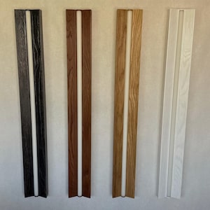 Holz Wandleuchte, moderne lineare Wandleuchte, rustikale Wandbeleuchtung, Stimmungslicht für Wohnzimmer, minimalistisches Haus und Einweihungsgeschenk