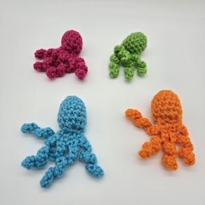 Crocheted Cat Toy - Octopus & Mouse (2-pack)
