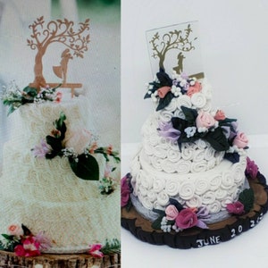 Wedding Cake Replica Ornament, custom wedding cake ornament, Christmas ornament, miniature wedding cake, first Christmas gift, anniversary
