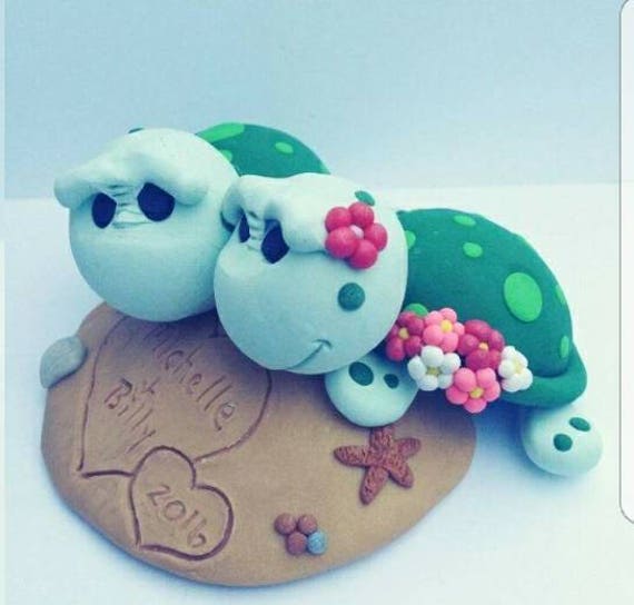 Kuchen Topper Schildkrote Hochzeit Schildkrote Braut Und Etsy