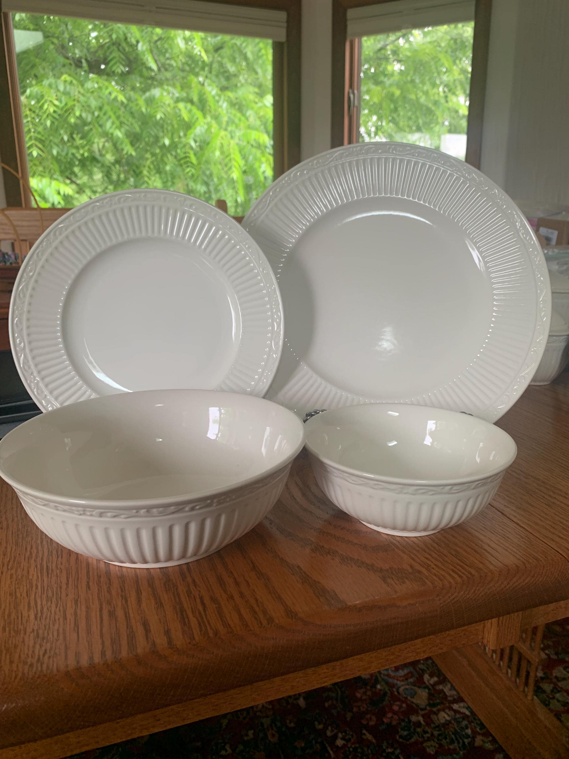 Bone China Mikasa Italian Countryside Dinner Plates Mikasa