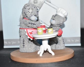 Me To You Tatty Teddy 'Little Chef' Figurine Boxed As New