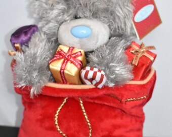 Plush Me to You Bear Signature Collection Tatty Teddy in Sack of Presents As New Condition with tags