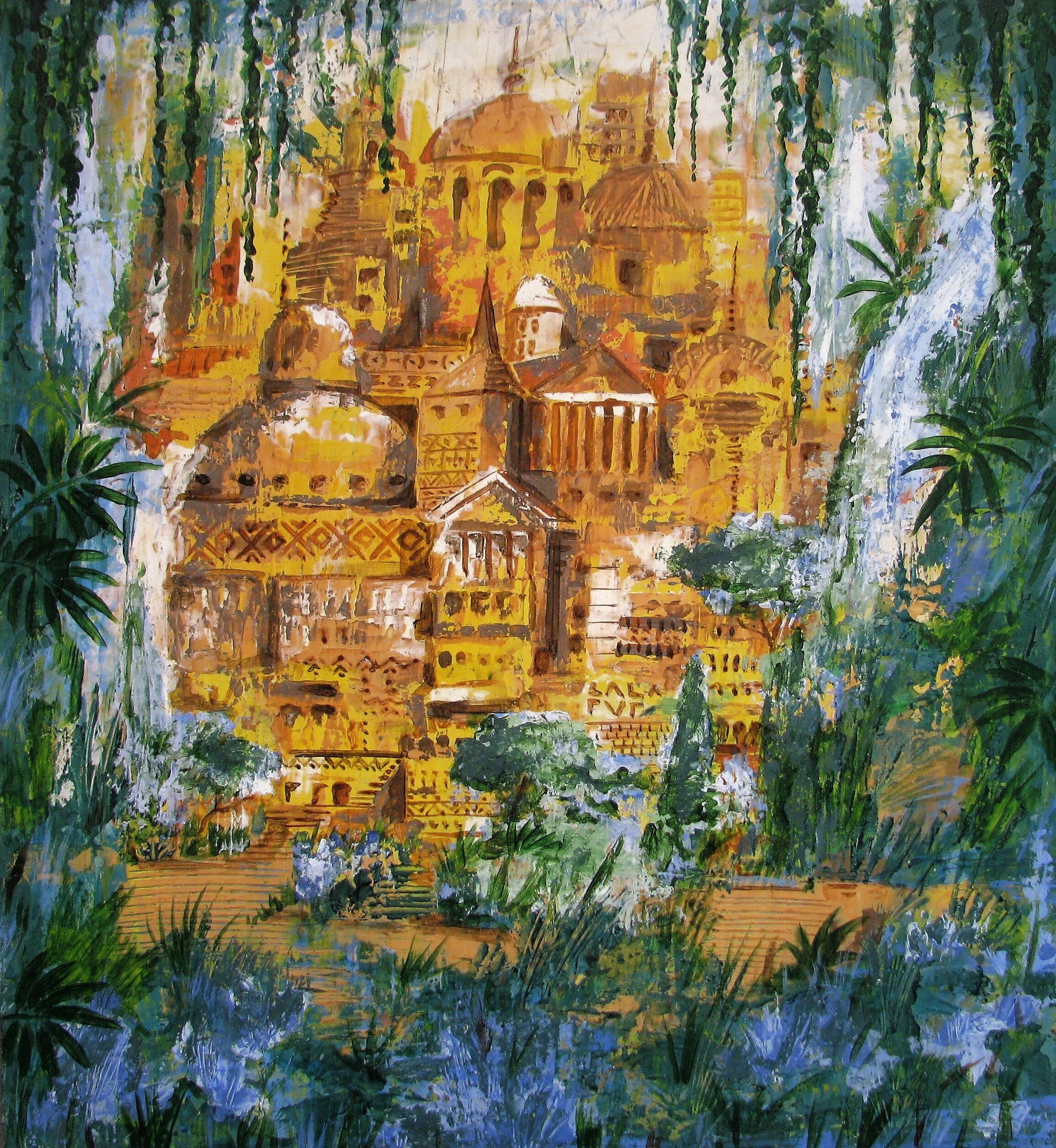 Eldorado the Lost city Jungle Fantasy Land Original Etsy