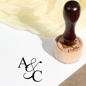 Wedding Logo Stamp,Custom Stamp for Weddings,Initial Stamp,Custom Wedding Gift ,Engagement Gift,Custom Favor Stamp,Handmade Wedding Stamp