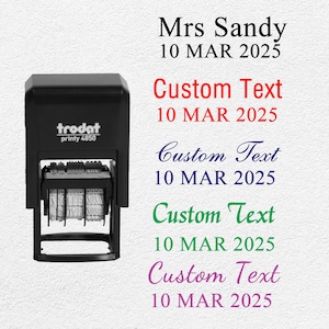 Personalised Teacher Name Stamps, Name Stamp, signature stamp, Custom Teacher Name Stamps, Custom Name Stamps, Stamps