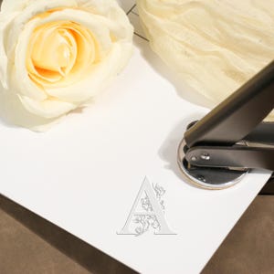 Custom Wedding Embosser Stamp, Personalized Monogram Embosser, Custom Initials Embossing Seal, Invitation Embosser Stamp, Napkin Embosser