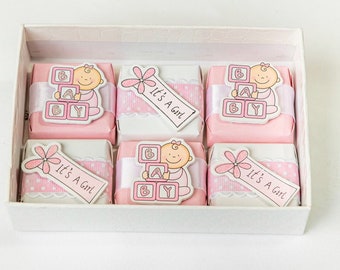 Girl Baby Shower Chocolate Favors and Gifts - Pink, It's A Girl