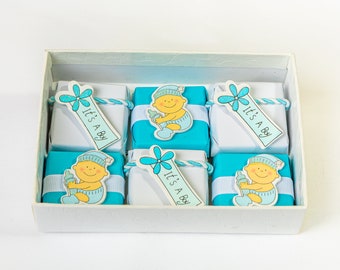 Boy Baby Shower Chocolate Favors and Gifts - Blue