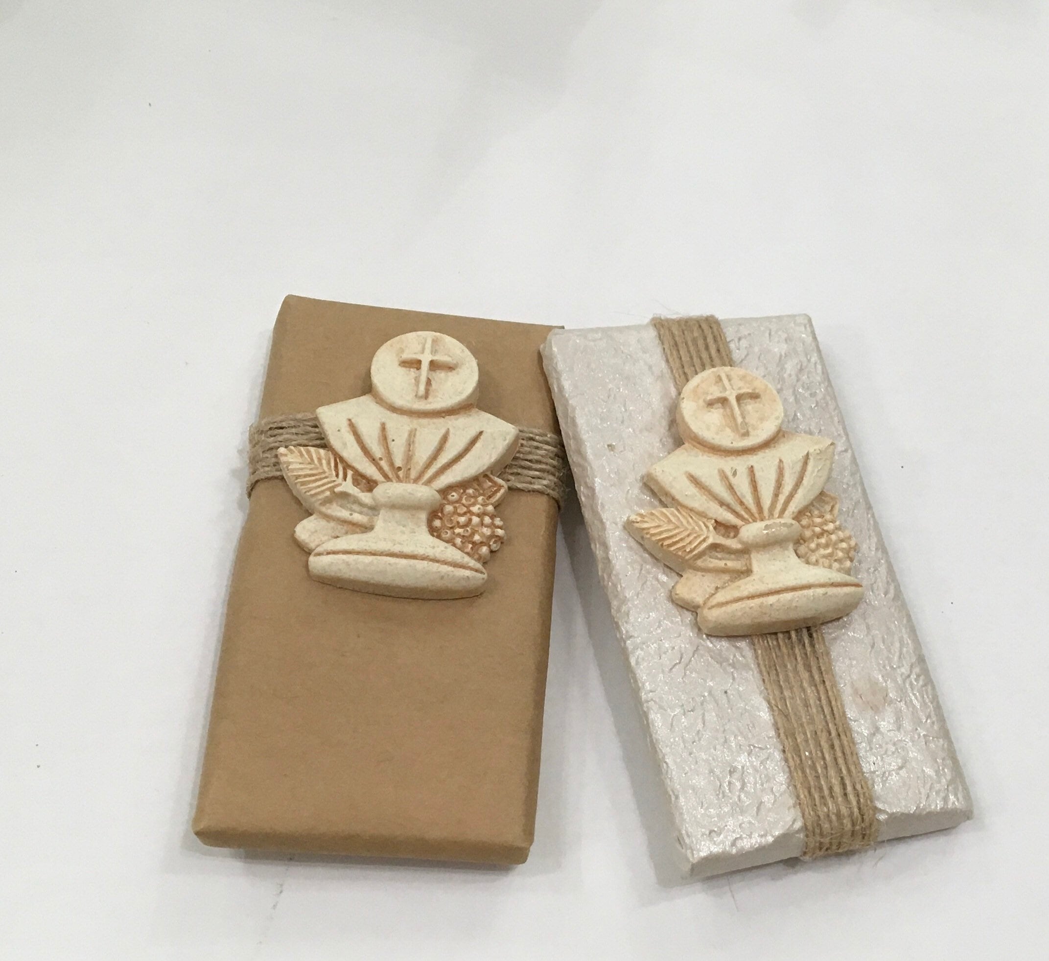 First Communion & Baptism Gift Favors - Chalis and Rosary - Religious Celebration Chocolates - price per piece.