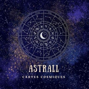 Thème astral personnalisé à télécharger – Carte du ciel + interprétation + prévisions 2025 – Horoscope natal complet en PDF