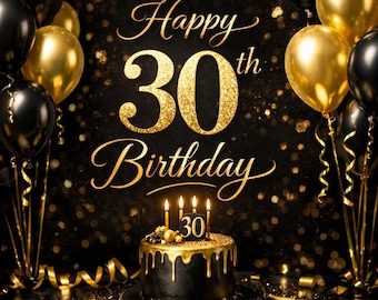 Tarjeta de video personalizada para tu 30.º cumpleaños, envío instantáneo por WhatsApp (descarga digital)