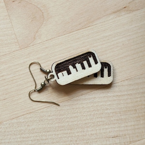Nashville Skyline Earrings (Laser Cut Wood) Cityscape Jewelry