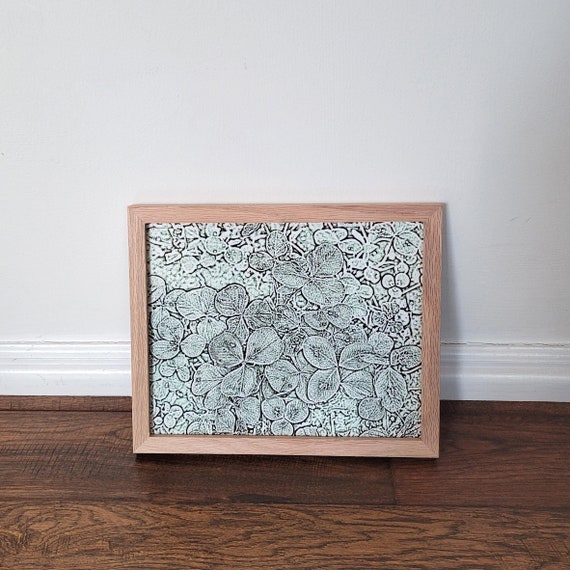 Green Clover Print (Choice of Framed or Print Only)  Irish Nature Art, Saint Patrick's Day