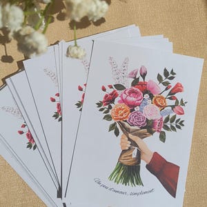 carte postale/illustration/carte de voeux/papeterie