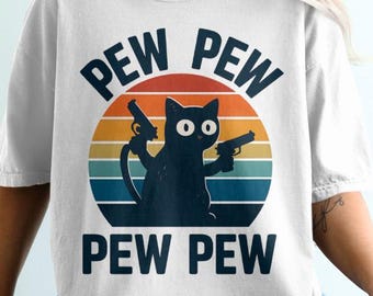 retro pew pew cat meme png