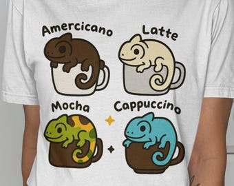 Chameleon Coffee Clipart PNG | Latte, Mocha, Cappuccino