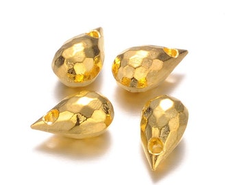 metal teardrop beads