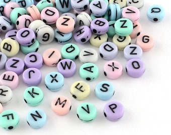 Bulk Alphabet Beads Etsy