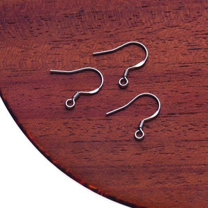 Sterling Earring Wires Sterling Silver Ear Wires French Earring Wires Silver Earwires Sterling Ear Wires BULK Findings Wholesale Sterling 50