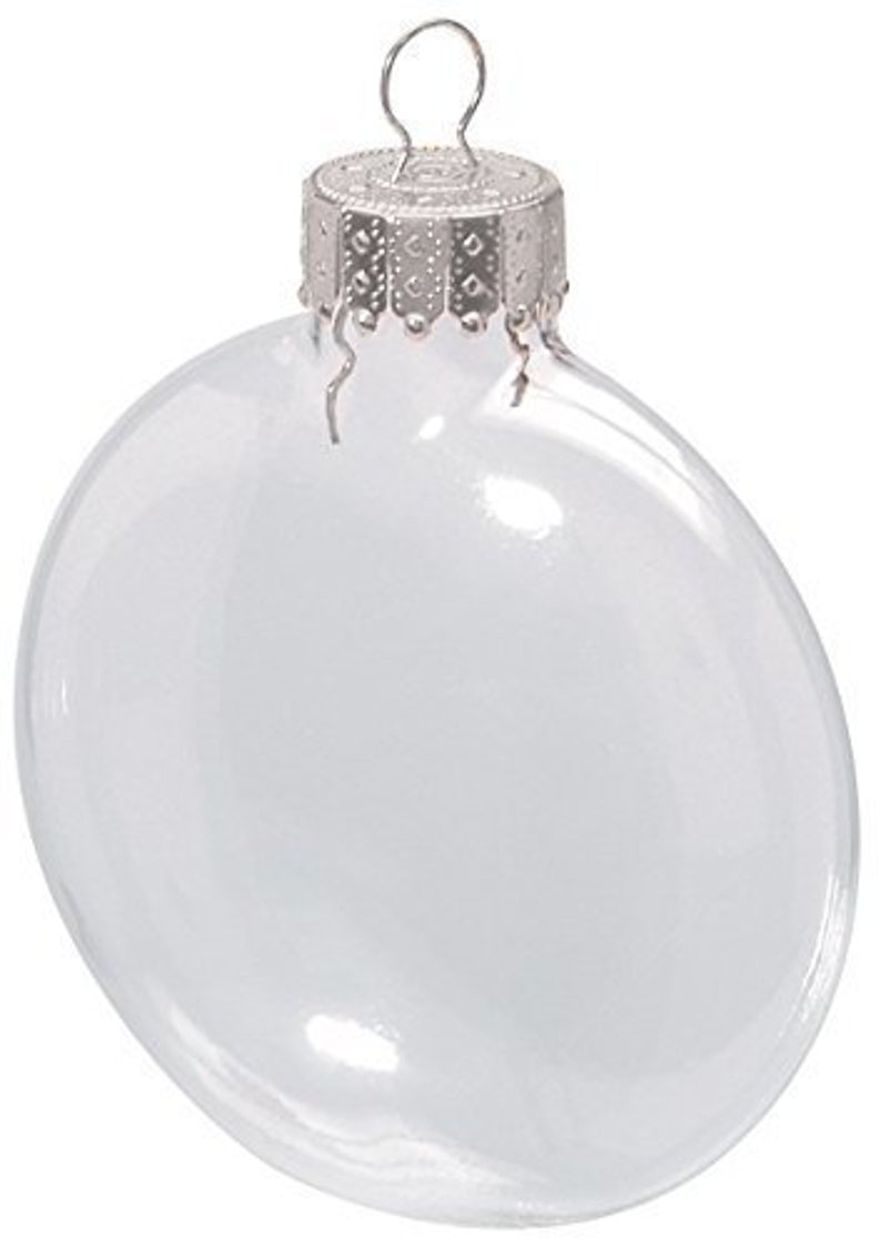 Empty Glass Ornaments Glass Ornament Blanks Blank Ornaments Etsy