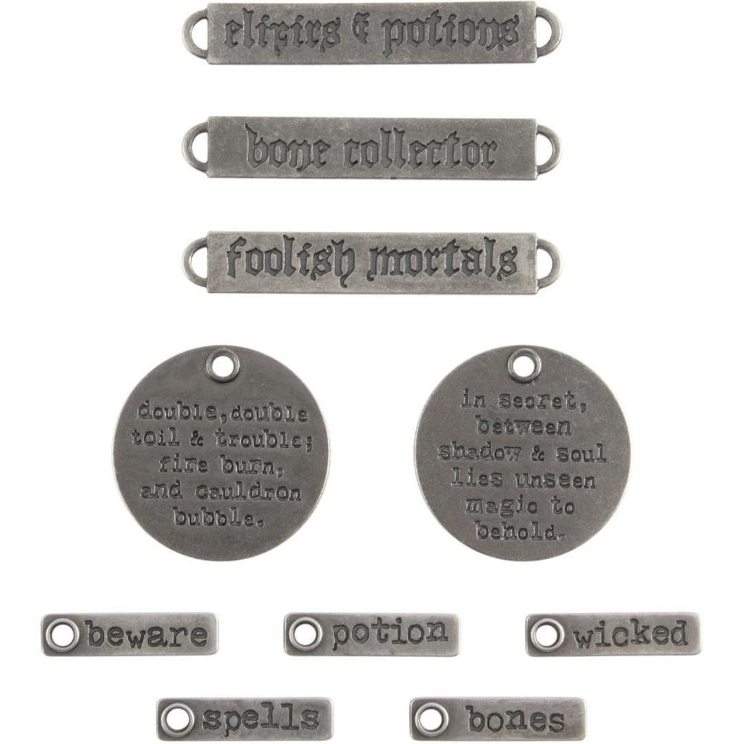 Word Charms Quote Charms Pendants Halloween Charms Assorted Etsy