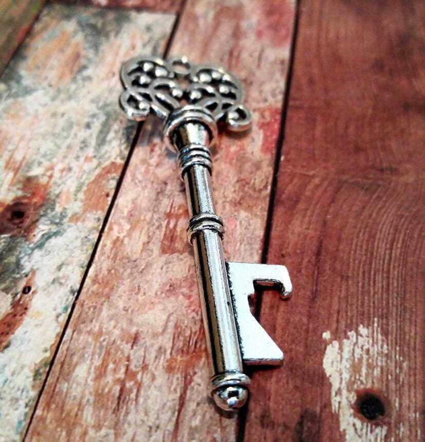 10 pcs Skeleton Keys bottle openers Medieval Victorian Leaf Scroll Vintage  Keys