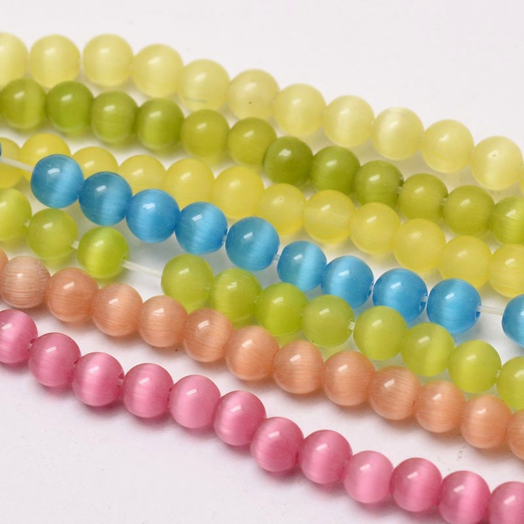 Cat's Eye Beads Assorted Lot BULK Beads Wholesale Beads Etsy