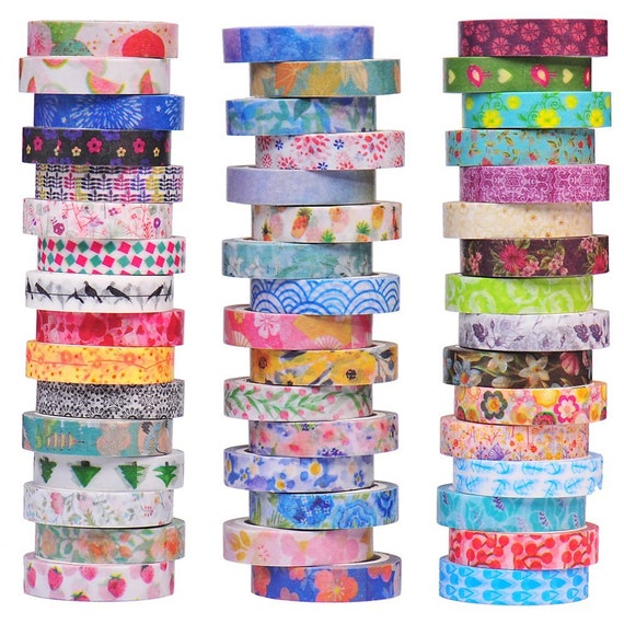 Bulk Washi Tape Assorted Lot Wholesale Washi Tape Paper Crafts DIY 15m –  Pirate Beads