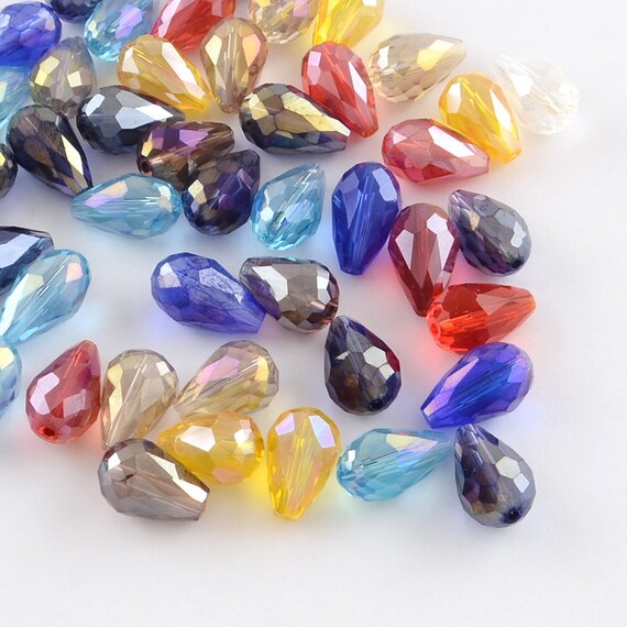 Buy Teardrop Beads Assorted Beads Glass Beads Glass Teardrops
