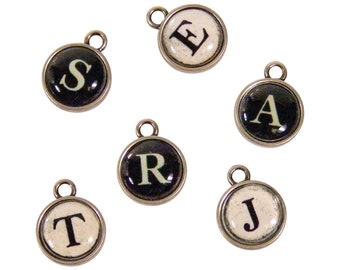 Typewriter Keys Typewriter Charms Initial Charms Kit Letter Charms Tag Charms Alphabet Charms Letter Charms Full Alphabet DIY Kit PREORDER