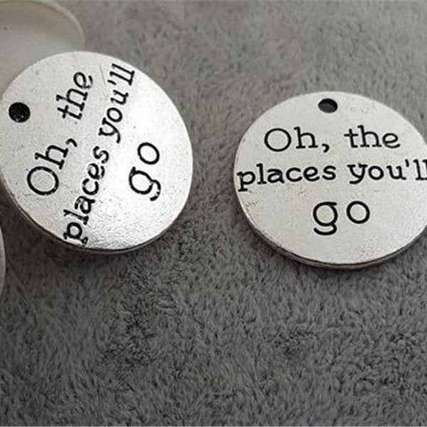 Book Quote Charm Etsy