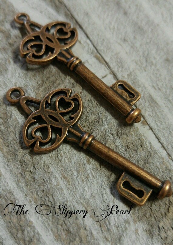 Wholesale Keys Bulk Skeleton Keys Antique Copper Keys Ornate Etsy