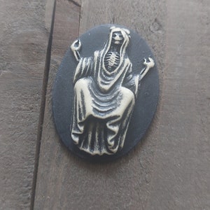 Halloween Cabochon 30×40 Oval Cabochon Flat Back Skeleton Cameo Cabochon Large Oval Flatback Death