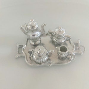 Vintage Pewter Tea Time Charms Vintage Pewter Tea Time Charms