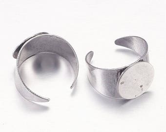 Ring Blanks Blank Rings Silver Ring Blanks Ring Settings Blank Settings Rings with Pads Antiqued Silver Rings Filigree Rings Ring Shanks