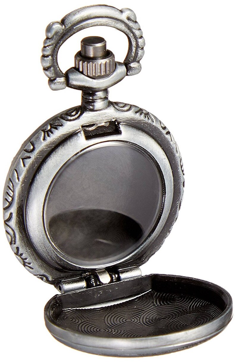 Pocket Watch Pendant Empty Silver 50