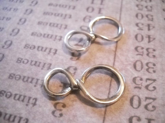 Infinity Pendants Infinity Charms Silver Infinity Charms Infinity Links Infinity Connectors Silver Links Figure 8 Charms 10 pieces