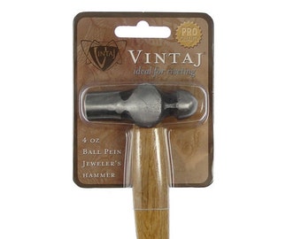 Metal Stamping Hammer Vintaj Ball Pein Hammer 9 oz Jewelry Hammer Professional Tools Metal Stamping Tools