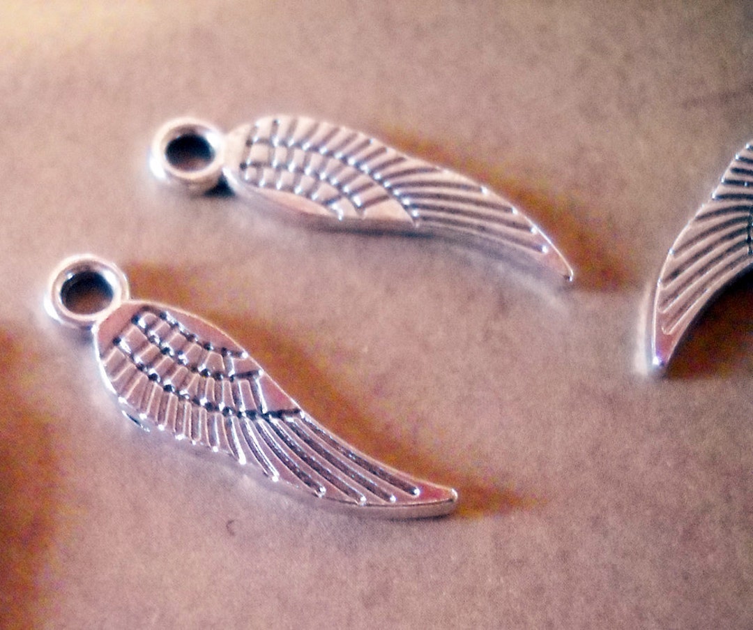 Angel Wings Angel Wing Charms Silver Angel Wings Silver Wing Charms