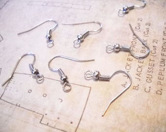 Stainless Ear Wires Stainless Steel Ear Wires Stainless Earwires Earring Findings Earring Hooks Stainless Steel Wire Stainless Hooks 500pcs