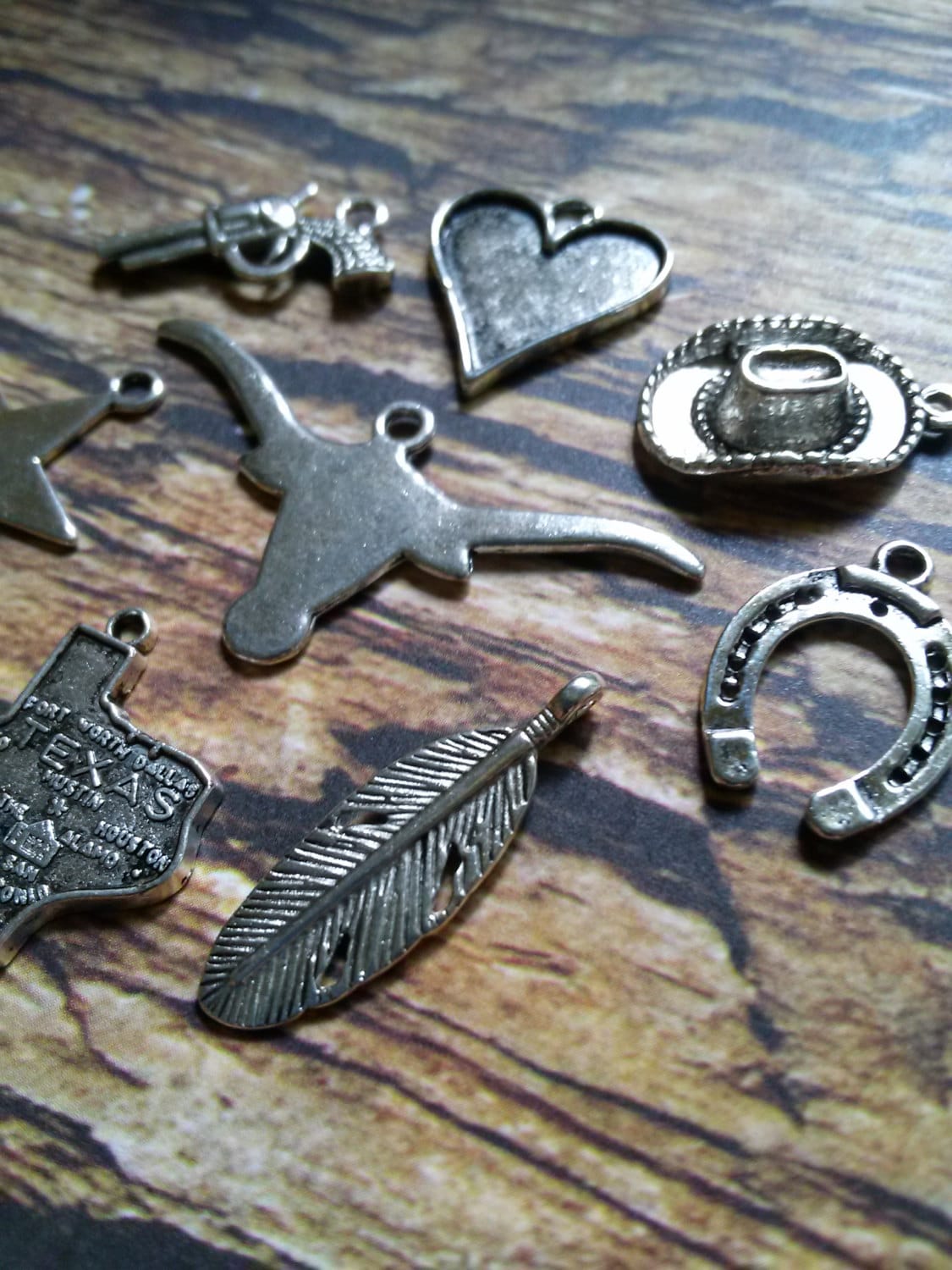 Western Theme Charms 