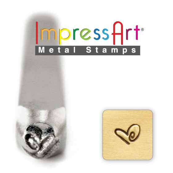 ImpressArt Bridgette 33 pk 3mm Metal Stamps Uppercase Letters