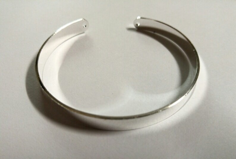 Cuff Bracelet Blank Bangle Bracelet Blank Silver Cuff Bracelet Etsy
