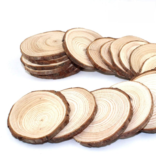 Bulk Wood Slices Etsy