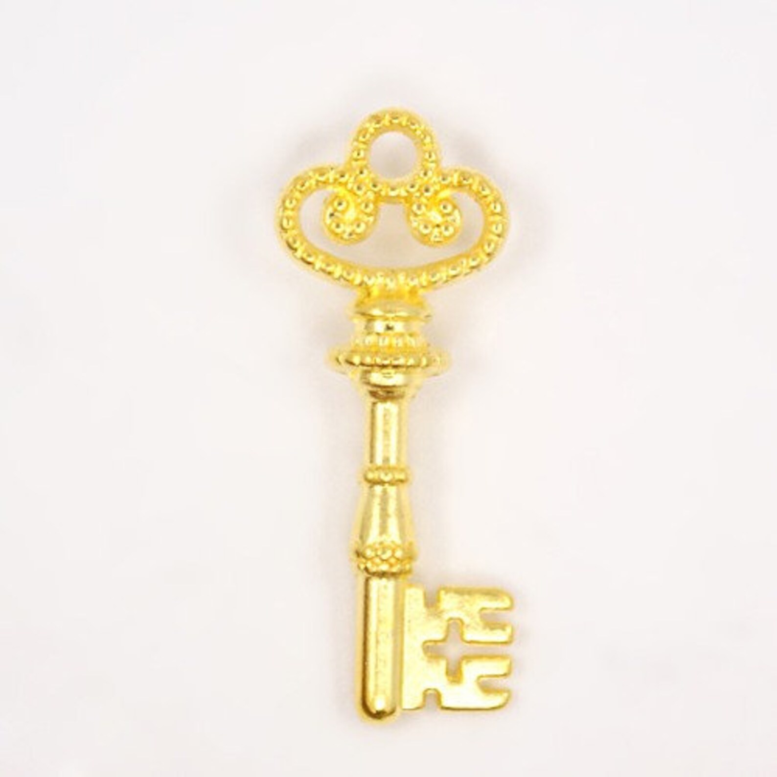 Gold Key Charms Shiny Gold Keys Gold Skeleton Keys Gold Key Etsy