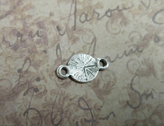 6 Compass Charms Antiqued Silver Compass Pendants Captain of My Soul Nautical