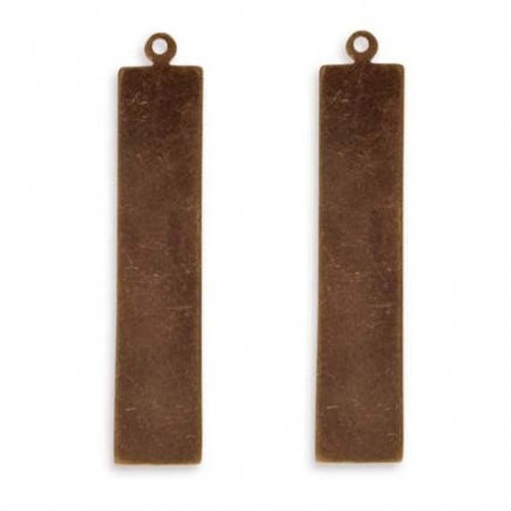 Metal Stamping Blanks Antiqued Bronze Natural Brass Blank Charms…