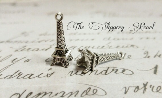 Eiffel Tower Charms Paris Charms Europe Charms France Charms Silver Eiffel Tower BULK Charms Wholesale Charms 50 pieces