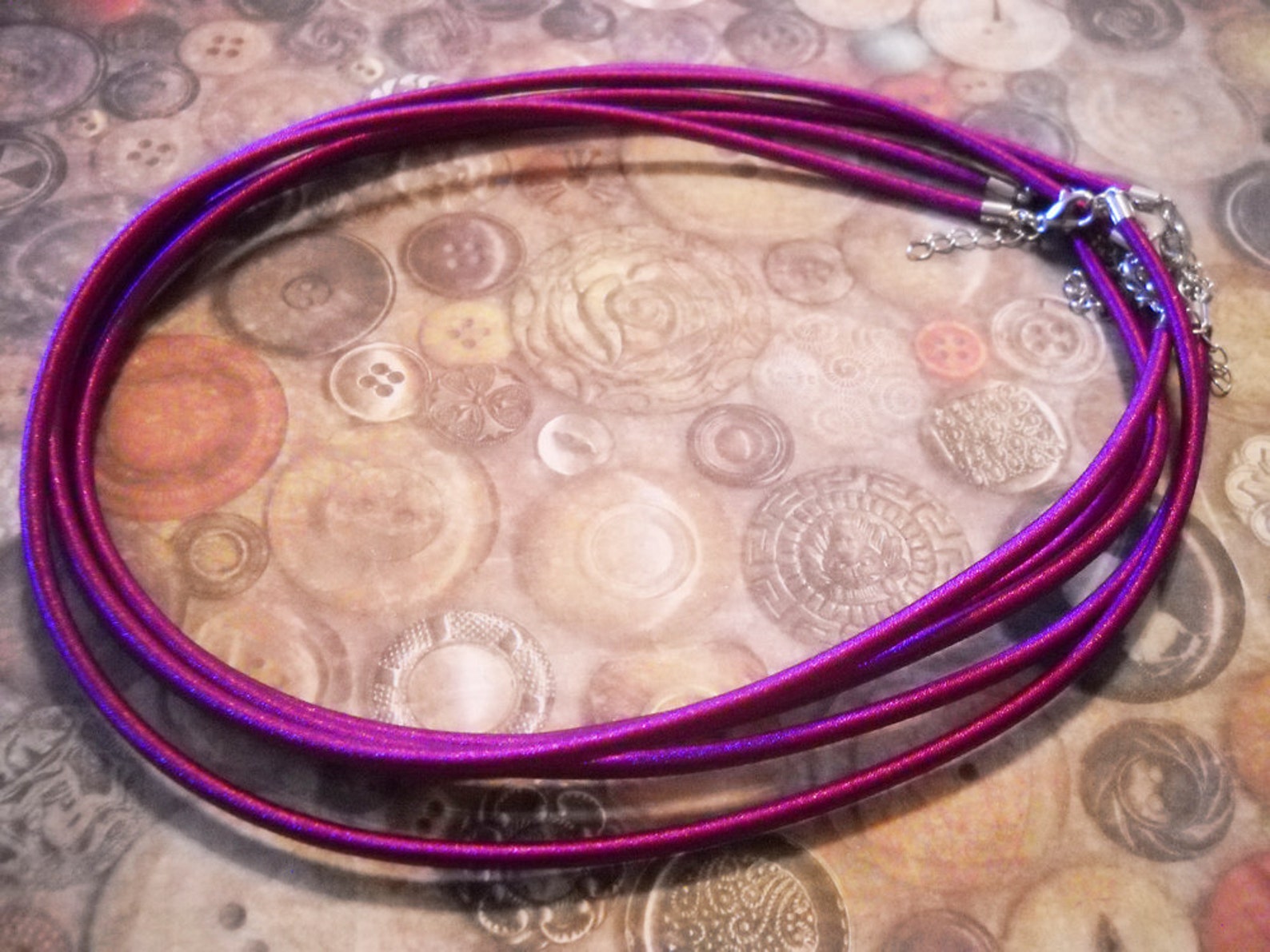 Necklace Cord Silk Cord Necklace Chains Silk Cord 18 Inch Etsy